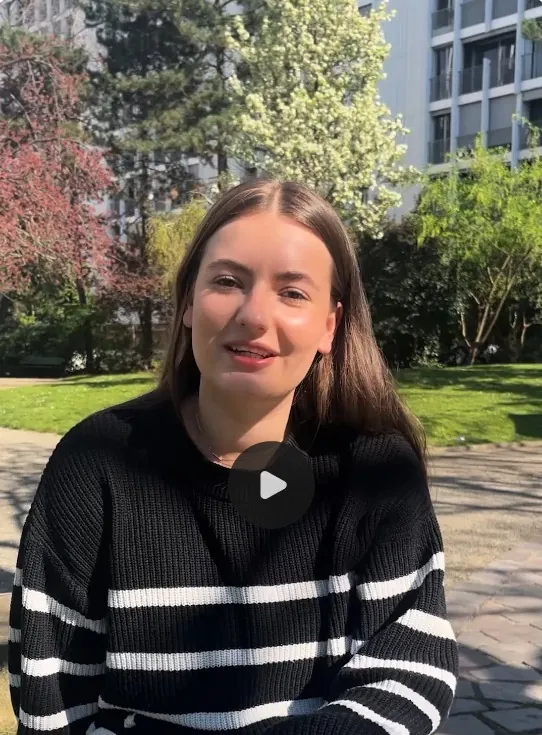 Justine, International Master student