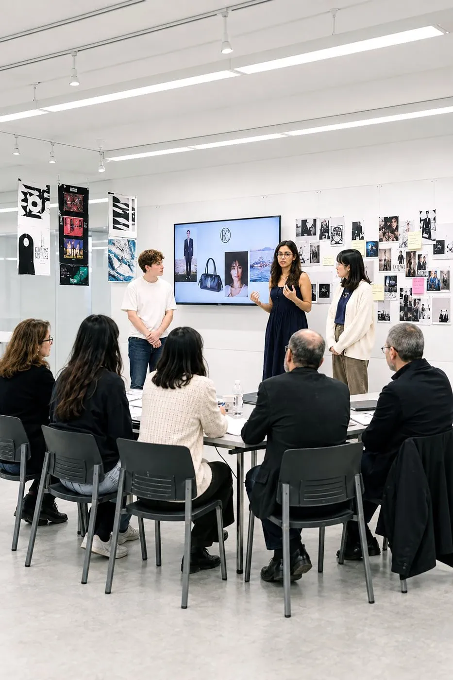 A project presentation in front of a professional jury